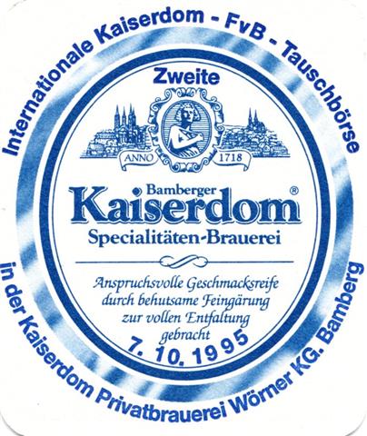 bamberg ba-by kaiserdom fvb 2a (recht215-fvb tauschbrse 1995-blau)